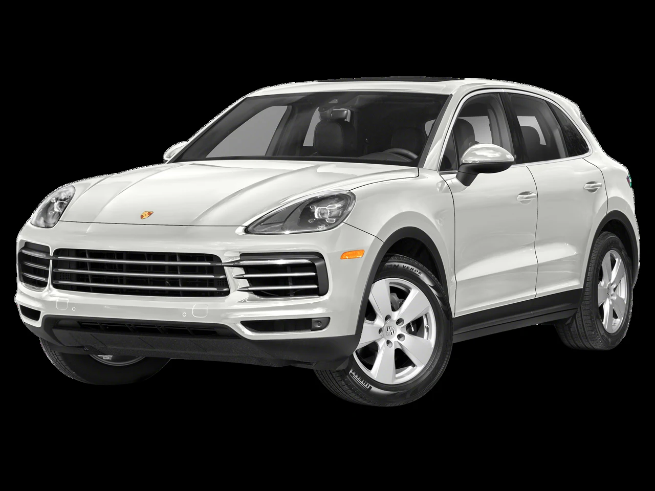 2022 Porsche Cayenne Platinum Edition for sale, front three-quarter view, White