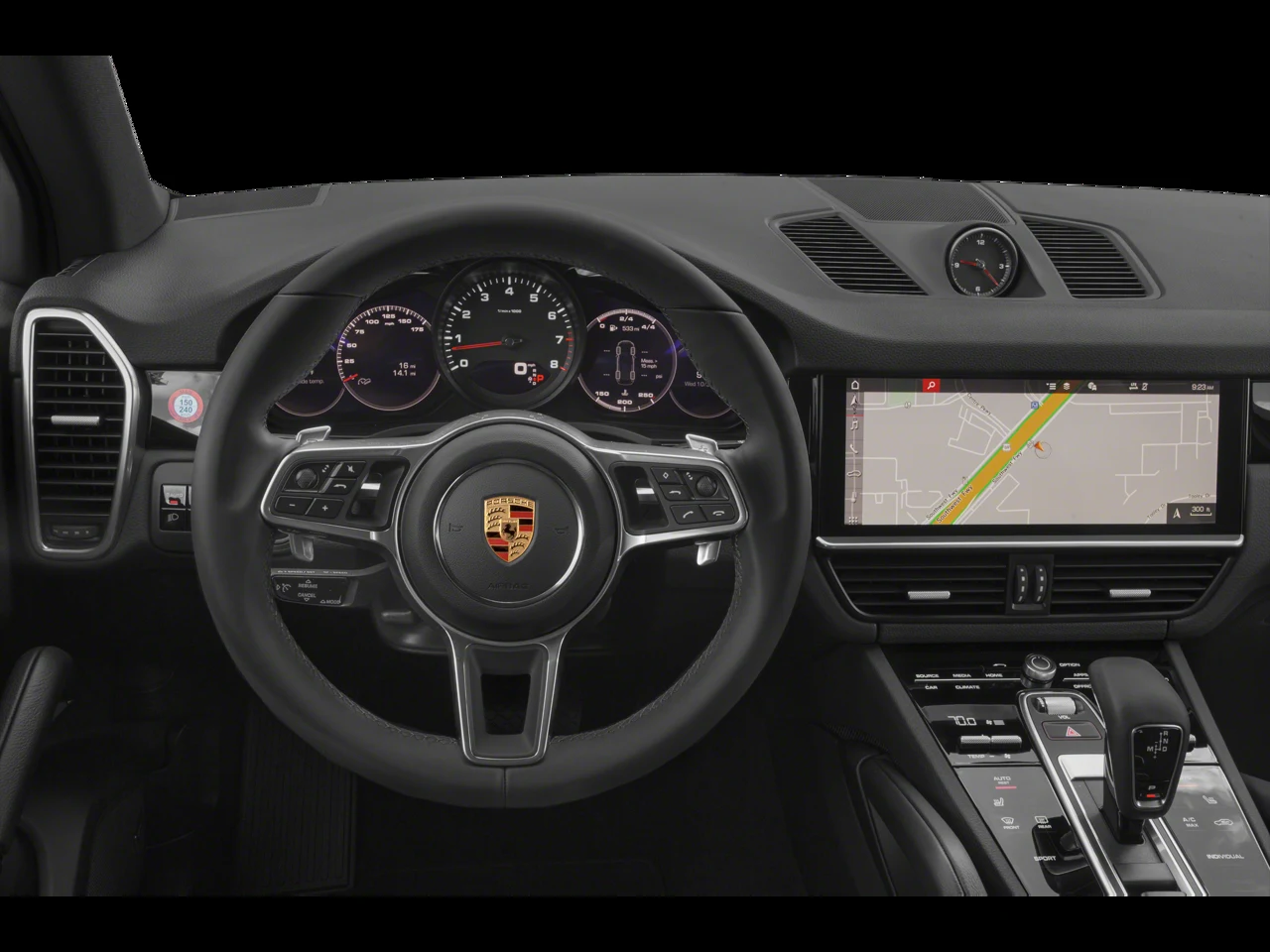 2022 Porsche Cayenne Platinum Edition interior, dashboard