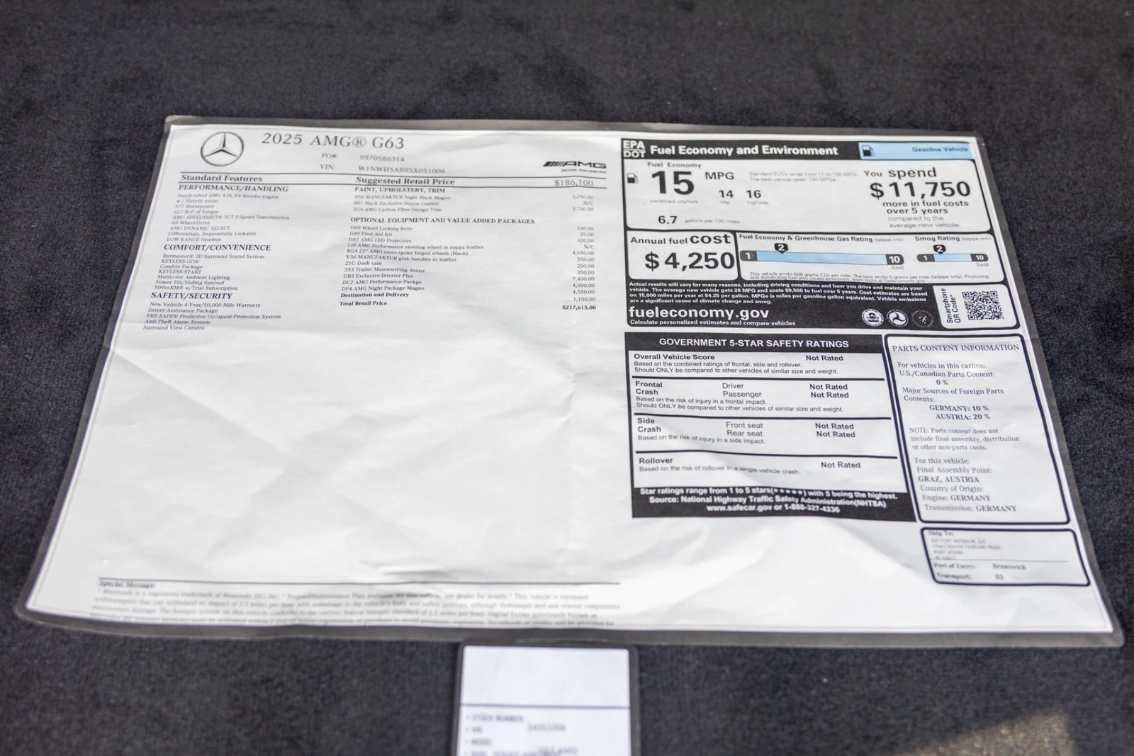 2025 Mercedes-Benz AMG G 63 (W465), 27/30