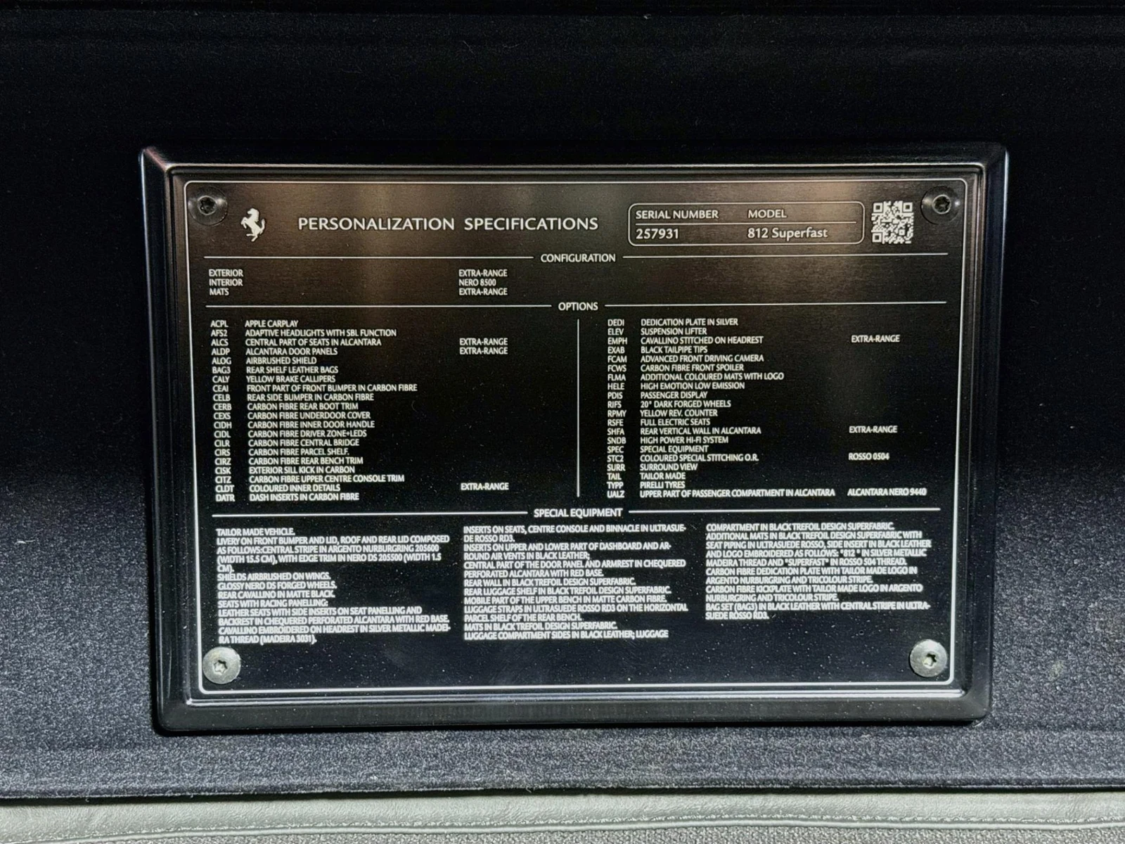 2020 Ferrari 812 Superfast, 10/30