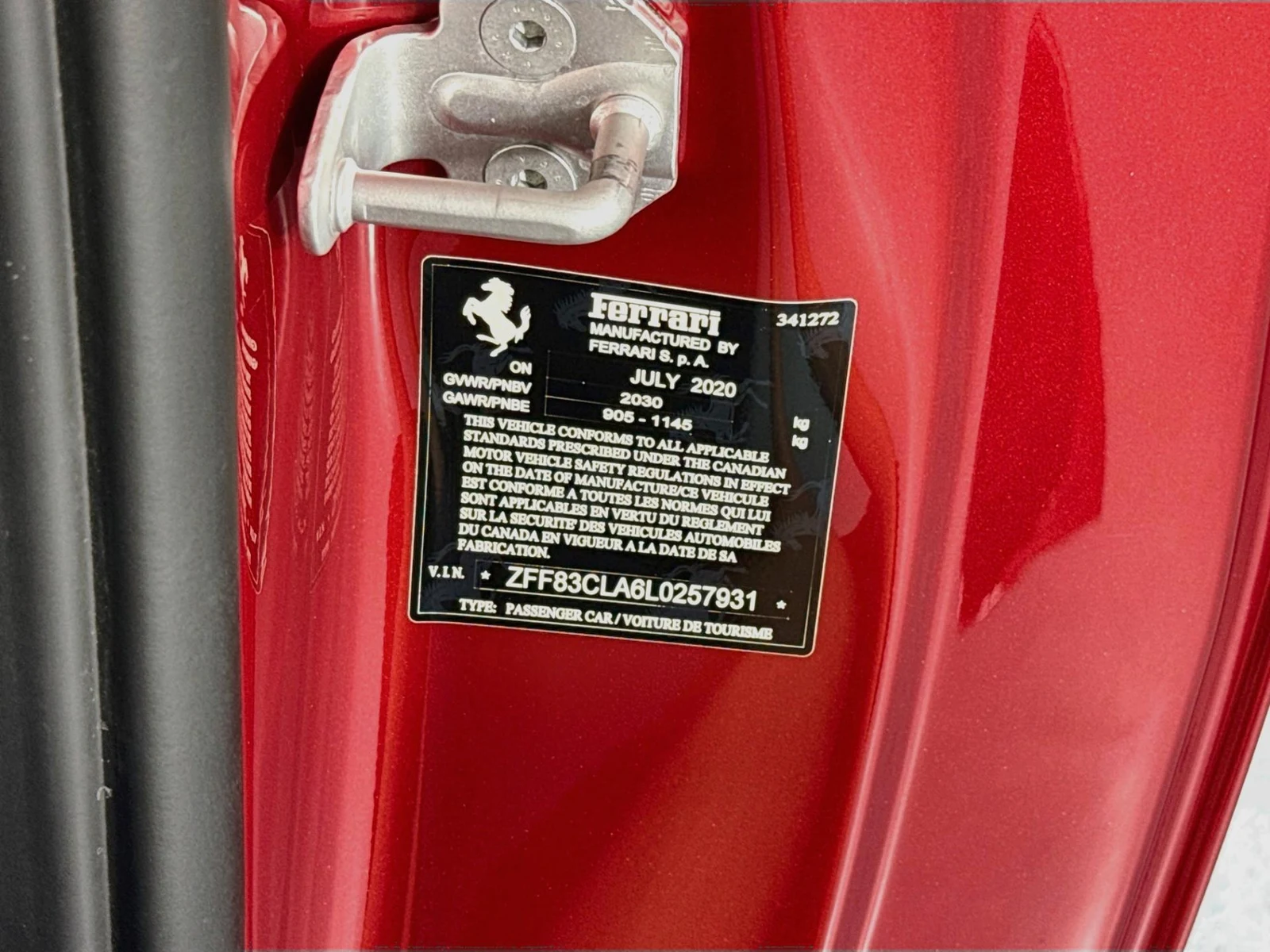 2020 Ferrari 812 Superfast, 12/30