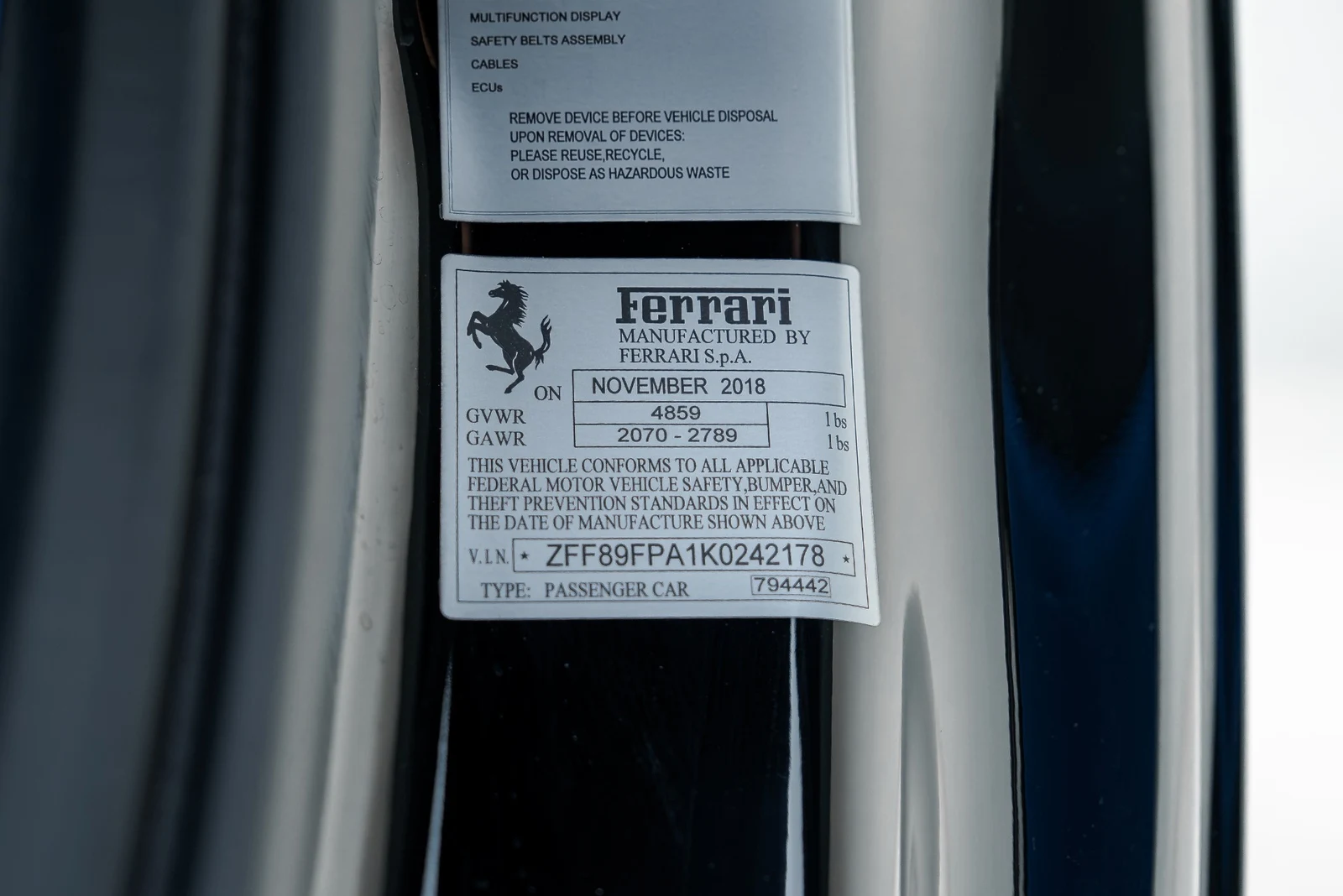 2019 Ferrari Portofino, 30/30