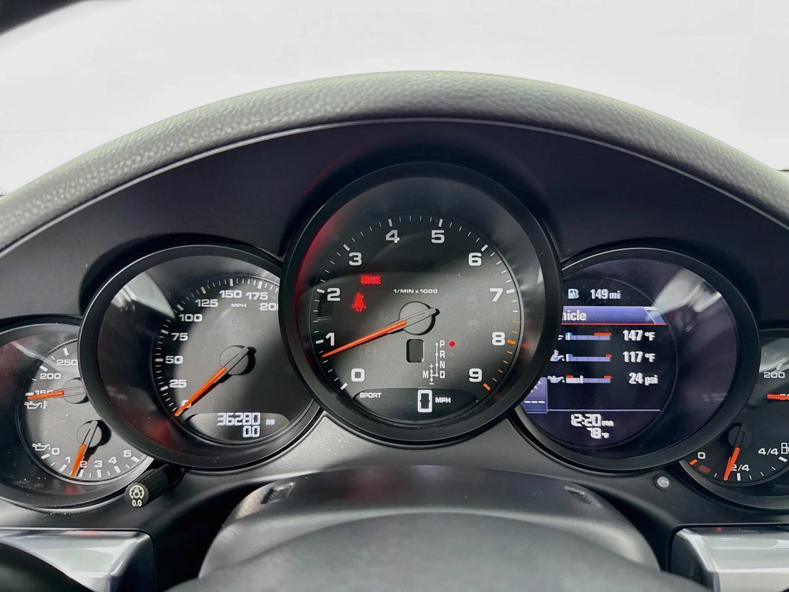 2016 Porsche 911 (991.1) Carrera Black Edition, 6/30