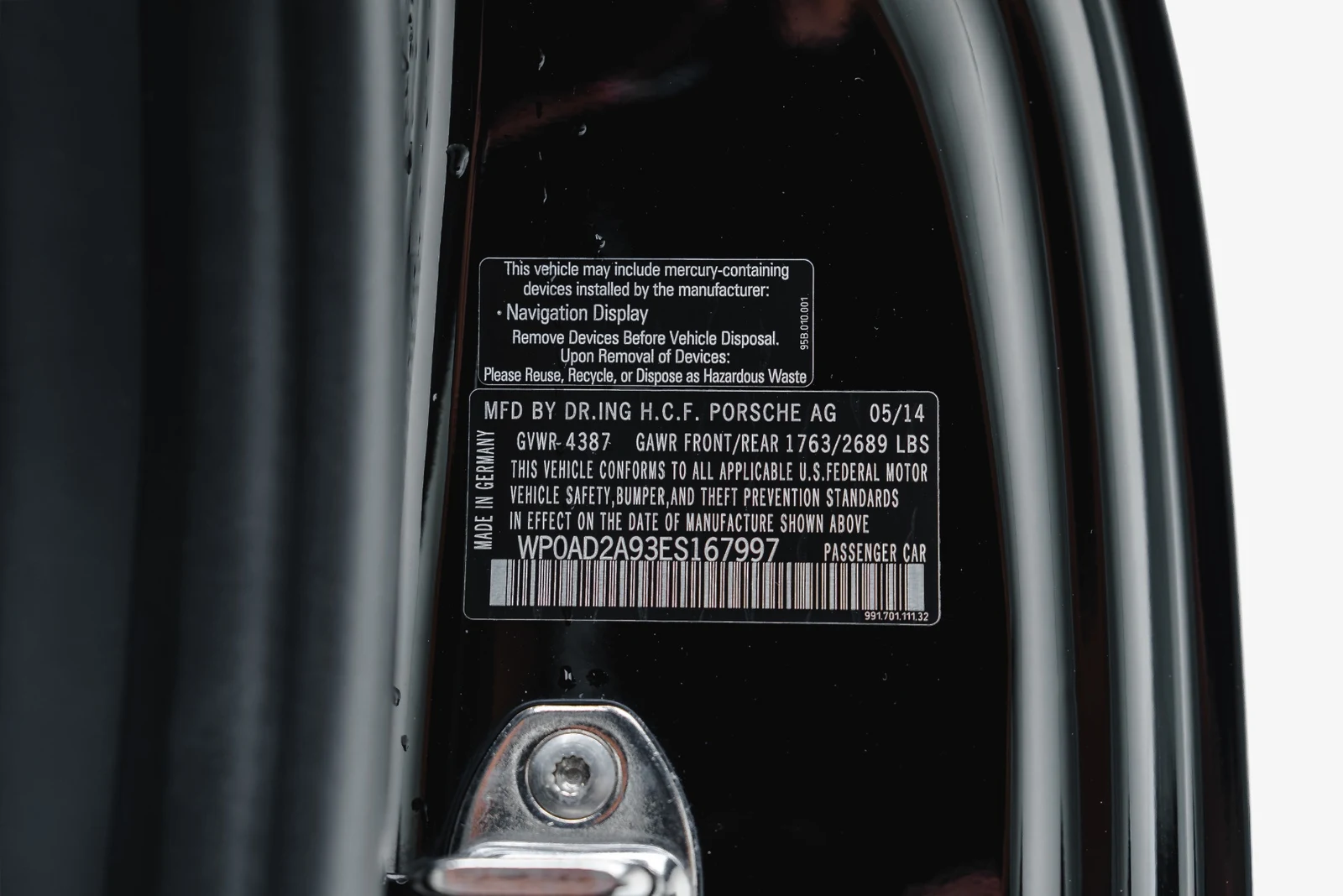 2014 Porsche 911 Turbo S, 30/30