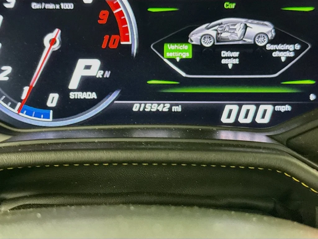 2017 Lamborghini Huracán LP 580-2 interior, Nero Ade