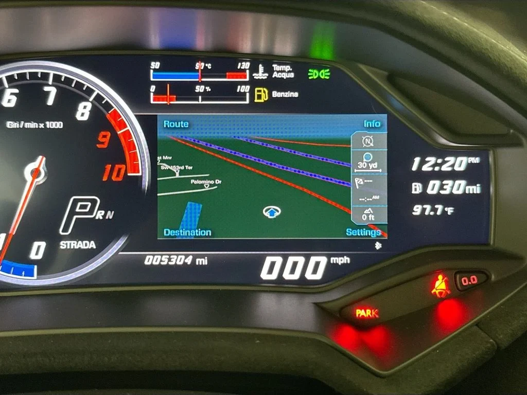 2018 Lamborghini Huracán Performante interior, Nero Ade