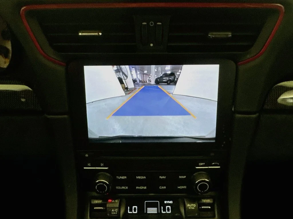 2018 Porsche 911 GT2 RS interior, Black, with red accents