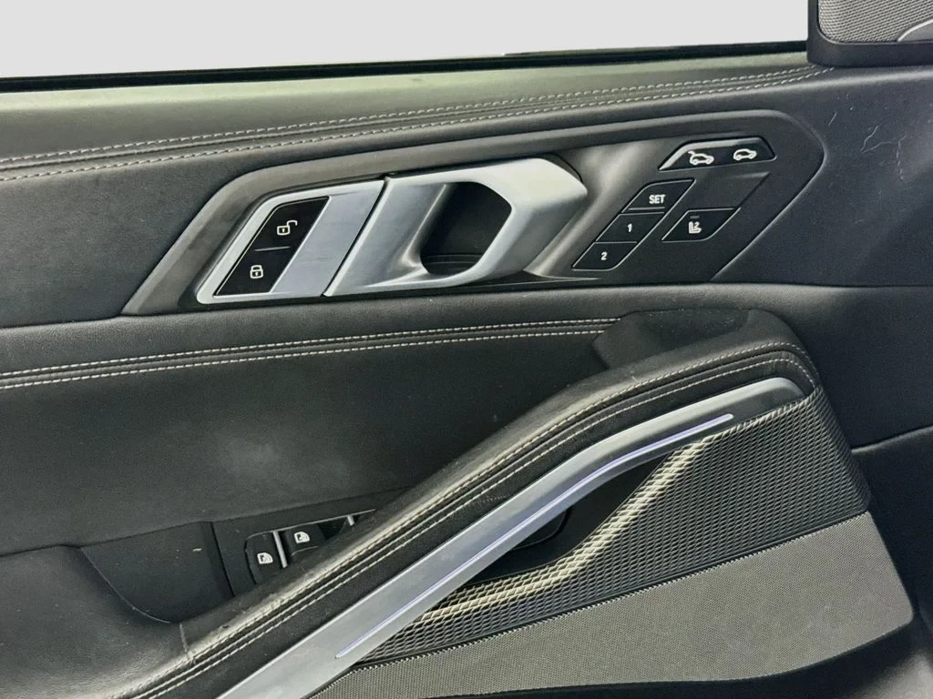 2020 BMW X6 M50i interior, door panel, Black