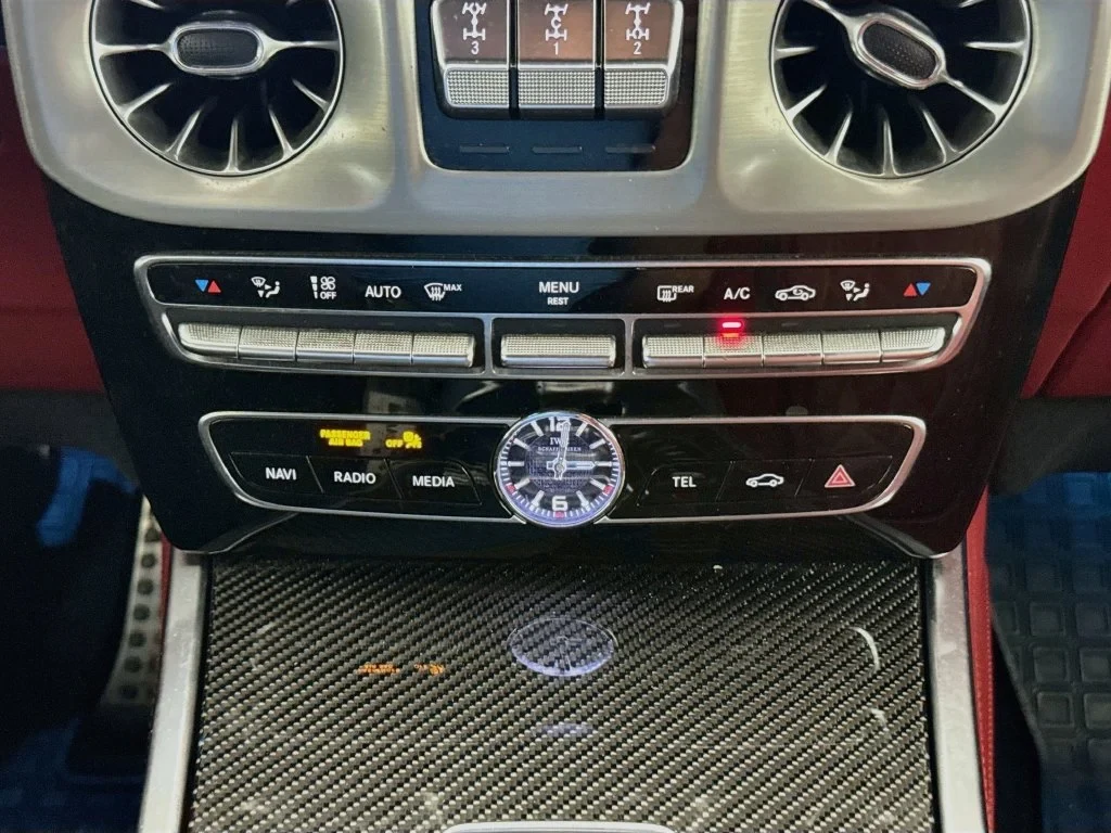 2020 Mercedes-AMG G 63 interior, designo Classic Red and Black Nappa