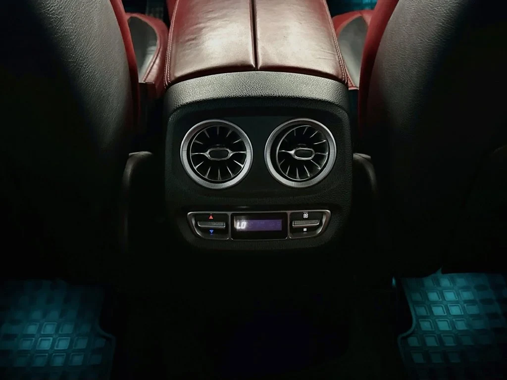 2020 Mercedes-AMG G 63 interior, designo Classic Red and Black Nappa