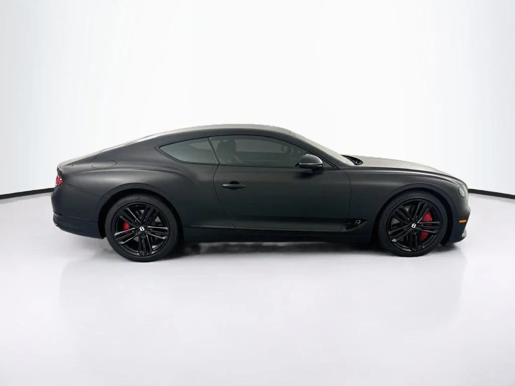 2021 Bentley Continental GT W12, side profile, Black