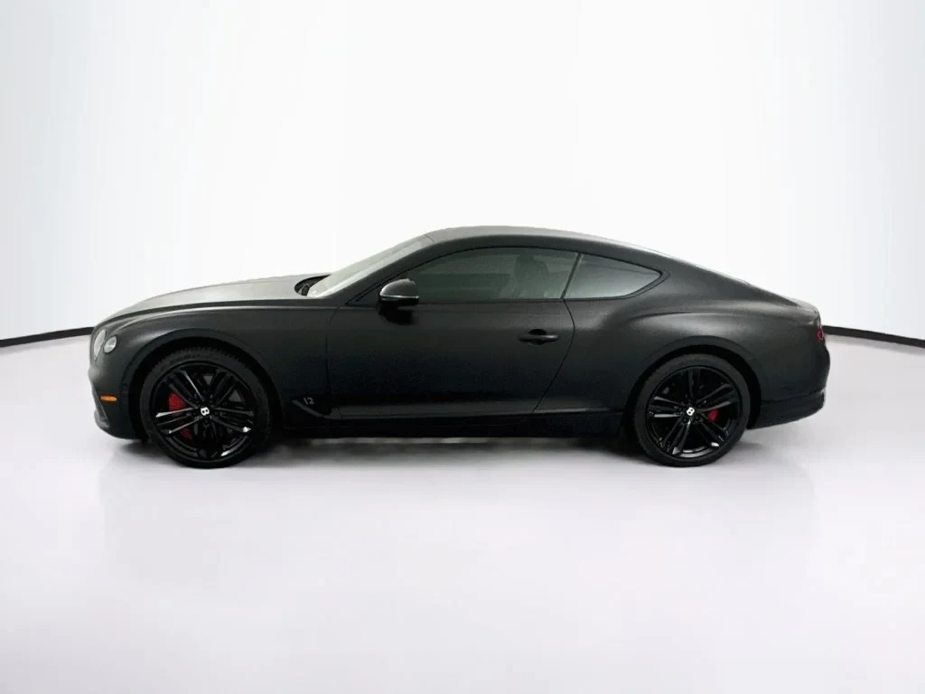 2021 Bentley Continental GT W12, side profile, Black