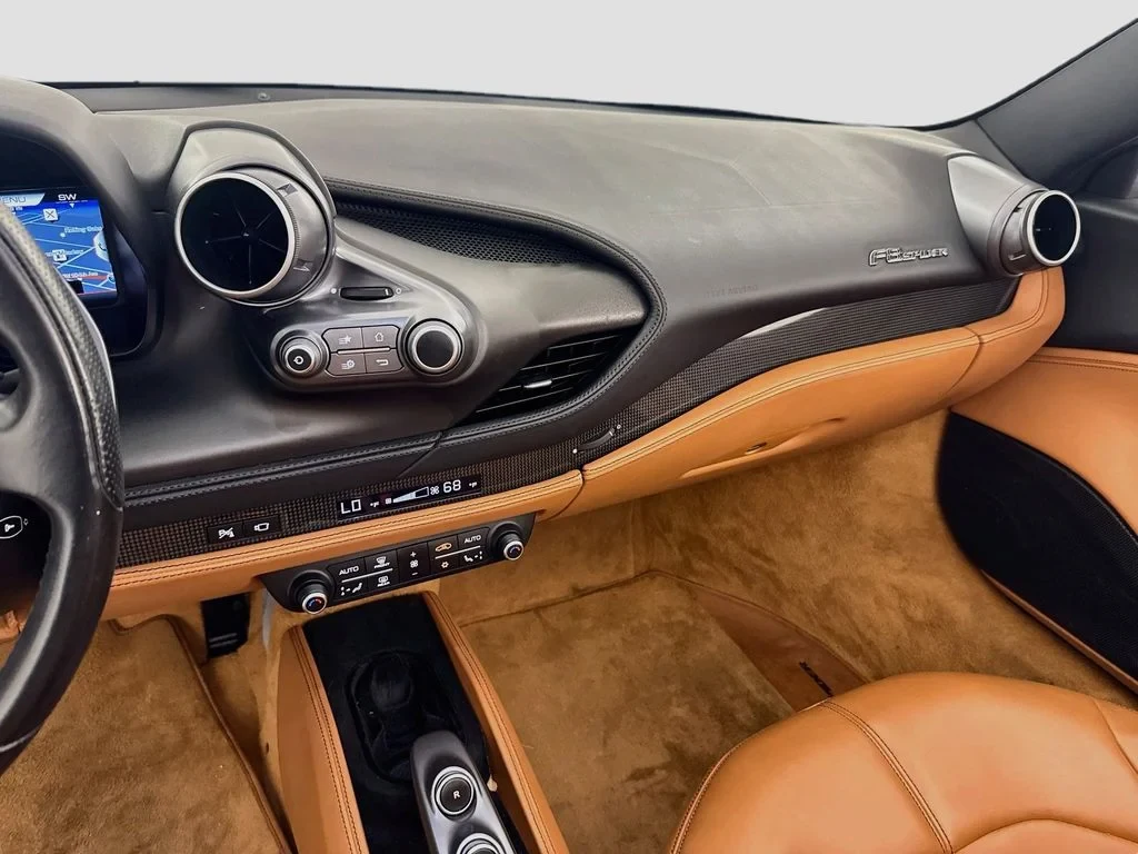 2021 Ferrari F8 Spider interior, Tan leather (as seen in the photographs)