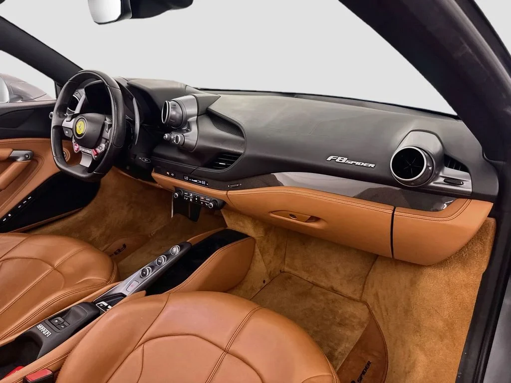 2021 Ferrari F8 Spider interior, Tan leather (as seen in the photographs)