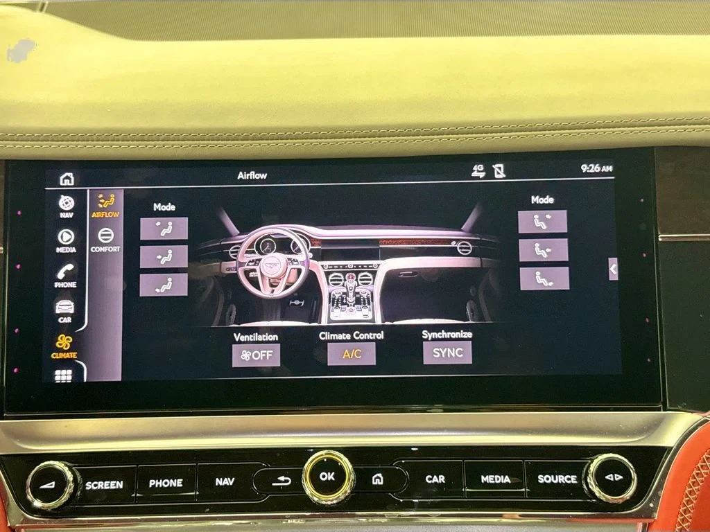 2022 Bentley Continental GT Speed Convertible interior
