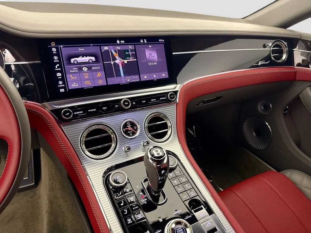 2022 Bentley Continental GT Speed Convertible interior, dashboard