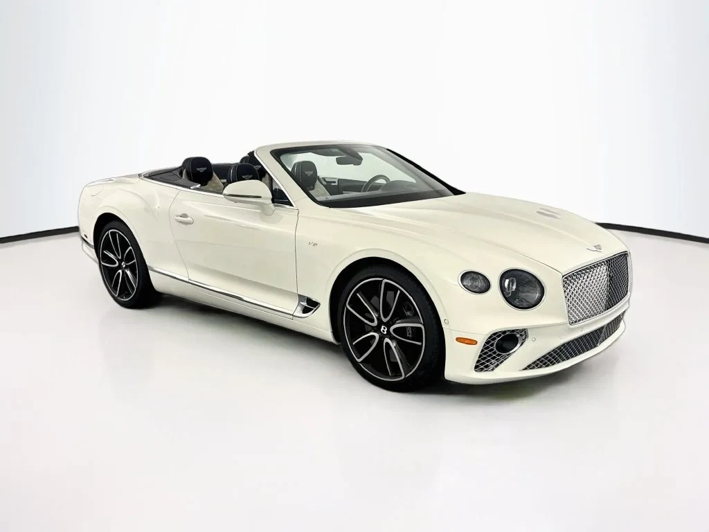 2022 Bentley Continental GT V8 Convertible for sale, exterior, White