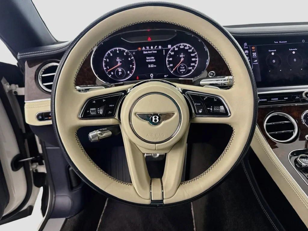 2022 Bentley Continental GT V8 Convertible interior, dashboard