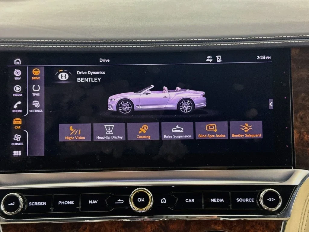 2022 Bentley Continental GT V8 Convertible interior