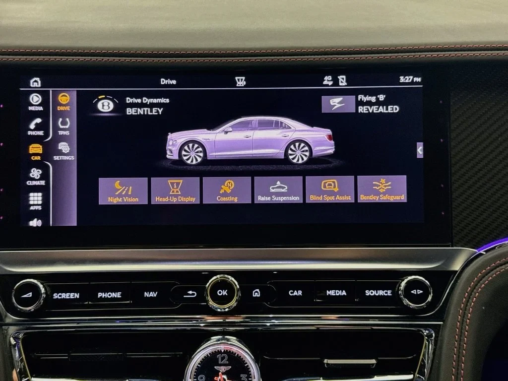 2022 Bentley Flying Spur V8 interior, Beluga