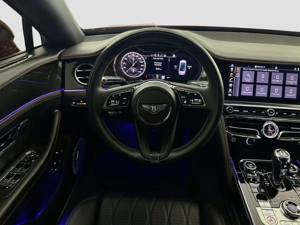 2022 Bentley Flying Spur V8 interior, dashboard, Beluga