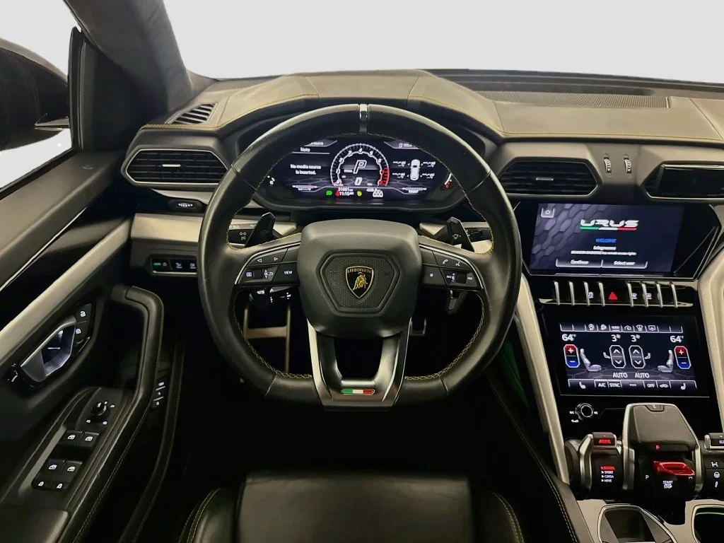 2022 Lamborghini Urus interior, dashboard, Nero Ade