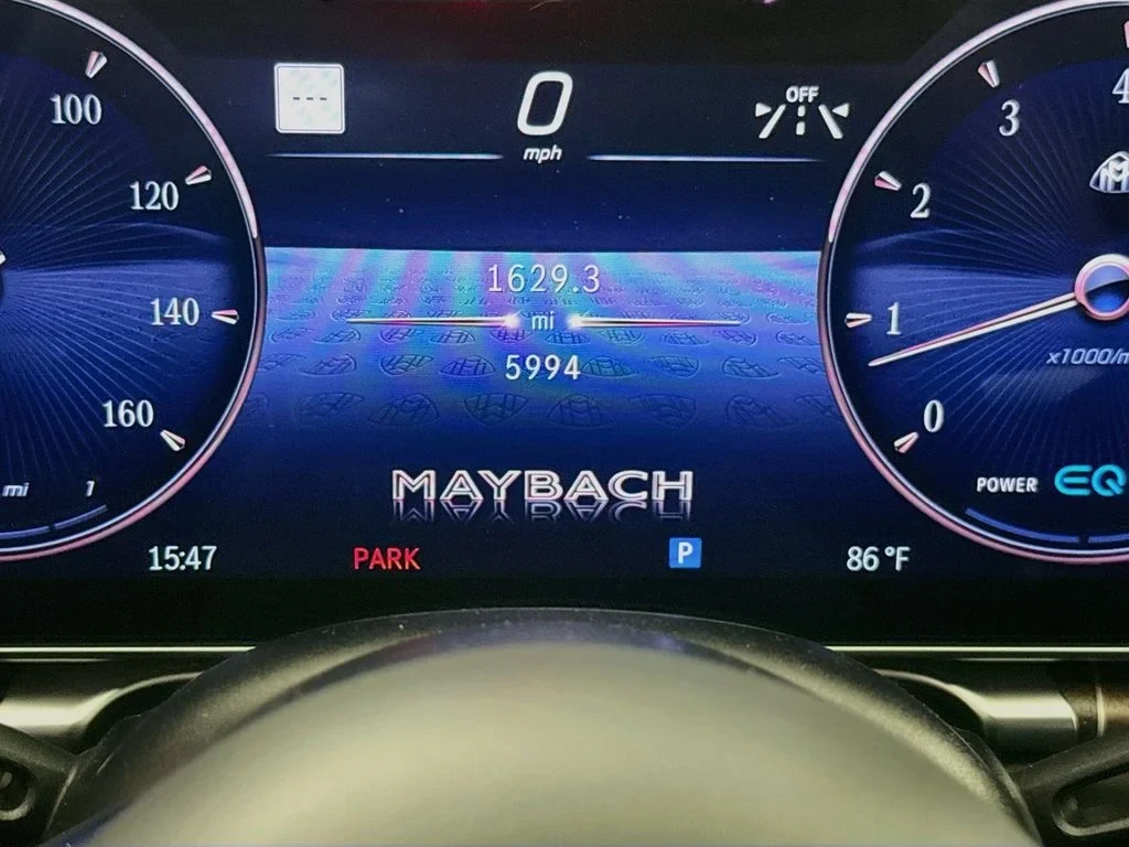 2022 Mercedes-Maybach S 580 interior, Black Exclusive Nappa