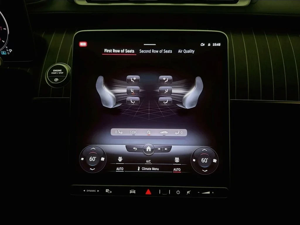 2022 Mercedes-Maybach S 580 interior, Black Exclusive Nappa