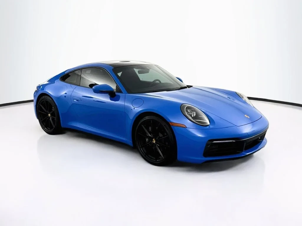 2022 Porsche 911 Carrera for sale, exterior, Blue
