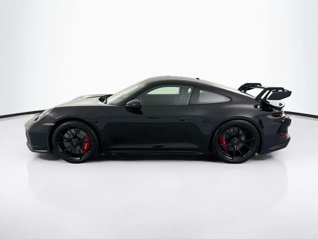 2022 Porsche 911 GT3, side profile, Black