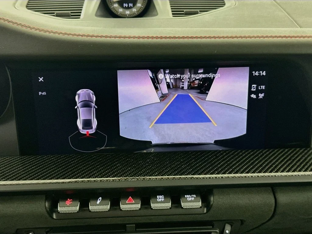 2022 Porsche 911 GT3 interior, Black, Race-Tex and leather