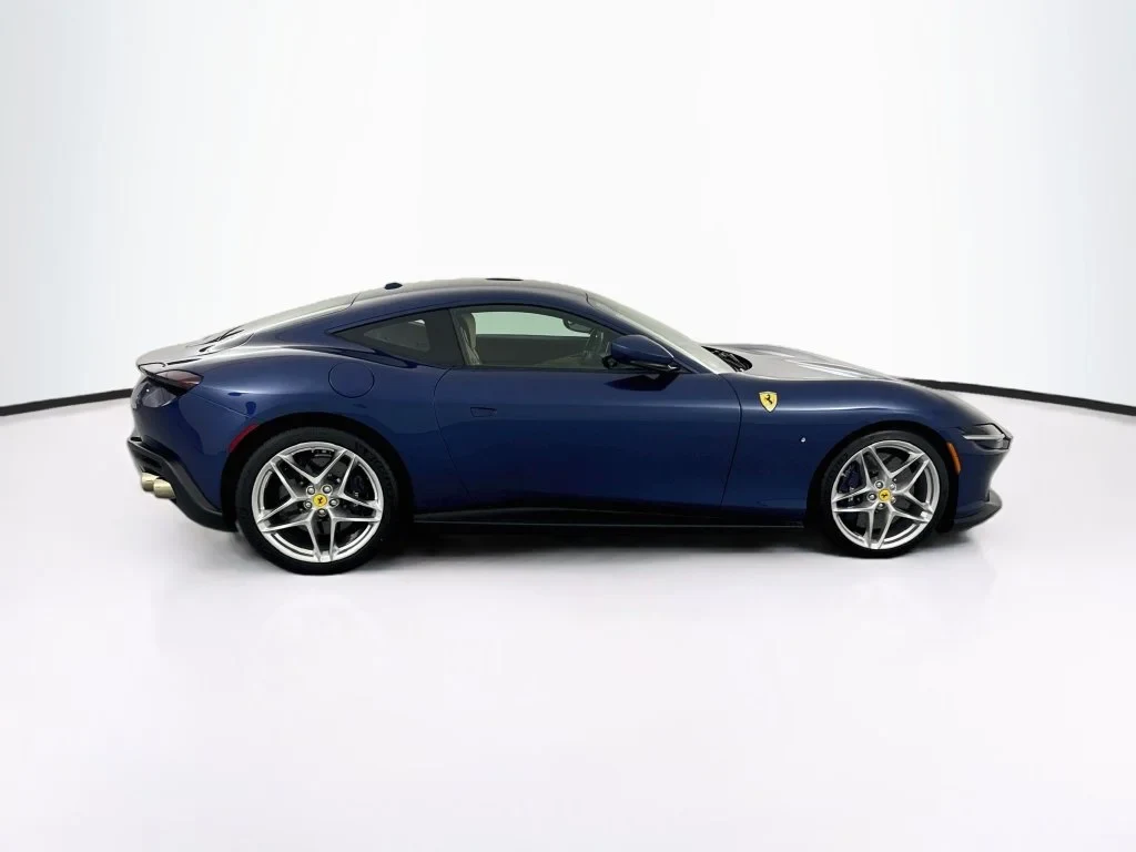 2023 Ferrari Roma, side profile, Blue