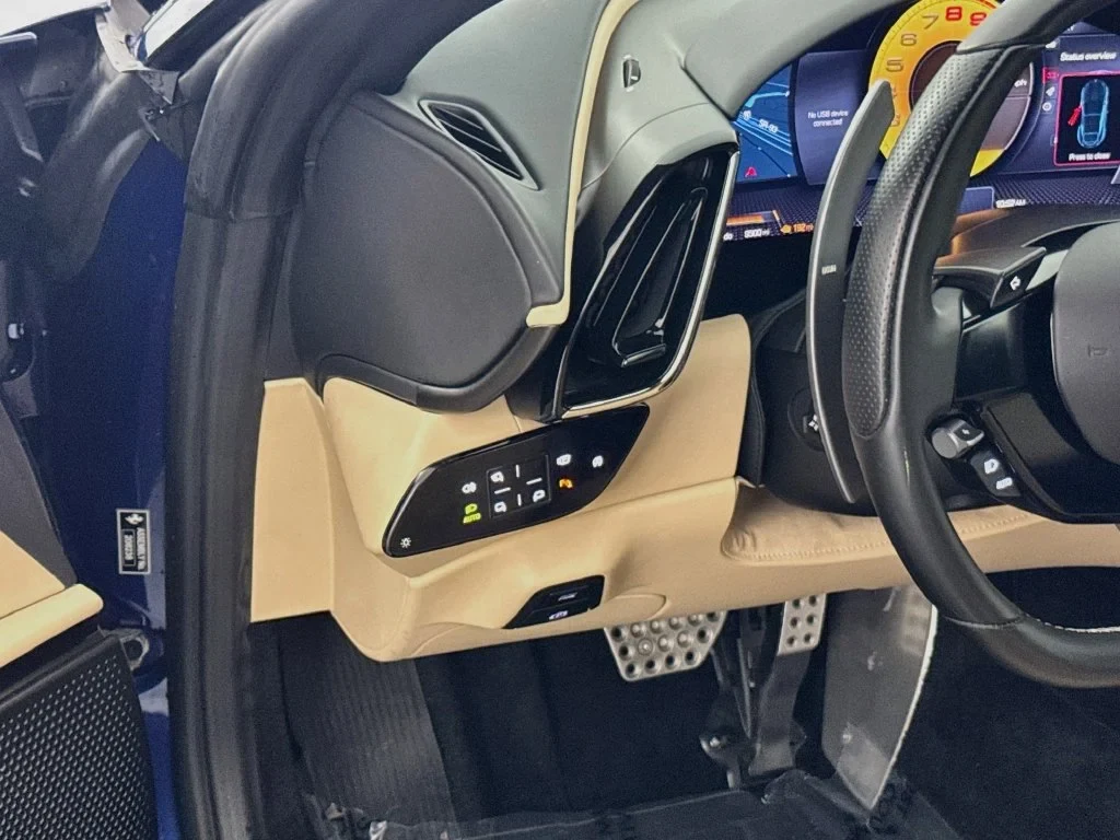 2023 Ferrari Roma interior, Charcoal