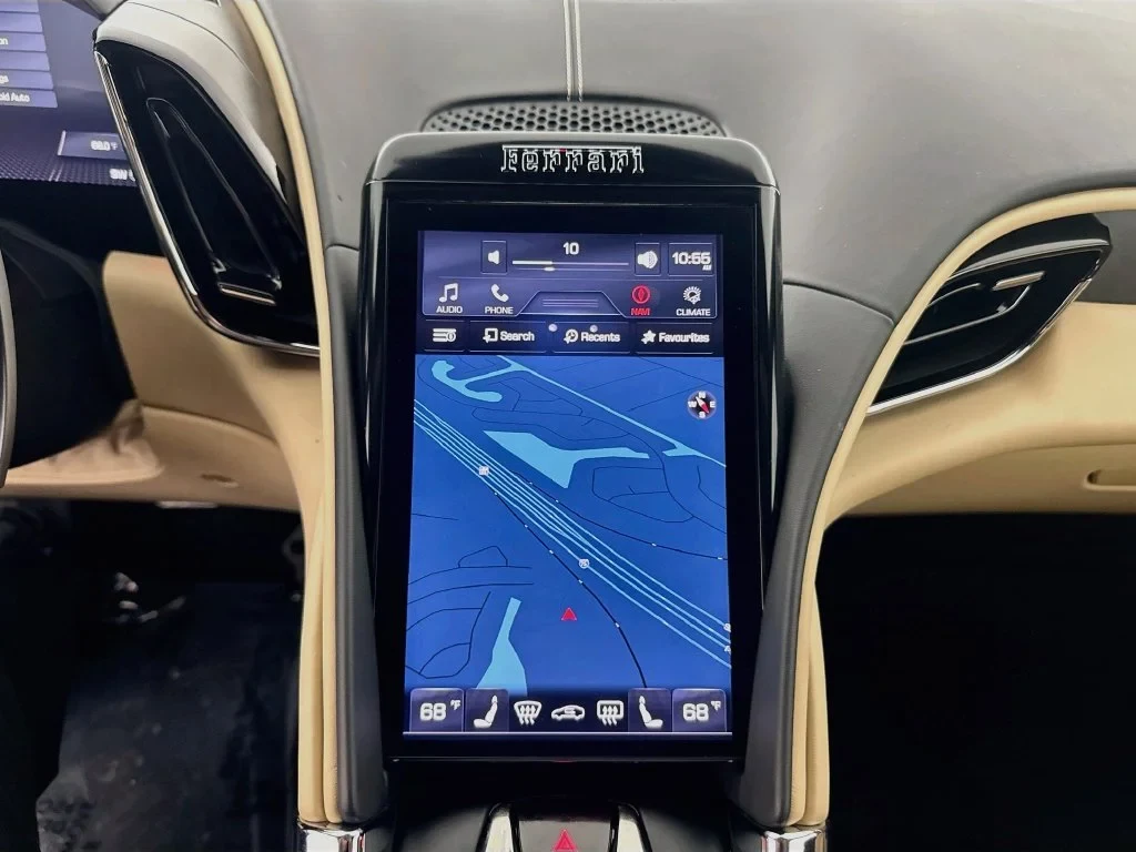 2023 Ferrari Roma interior, Charcoal