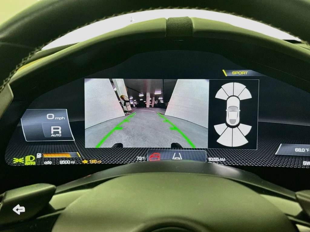 2023 Ferrari Roma interior, Charcoal