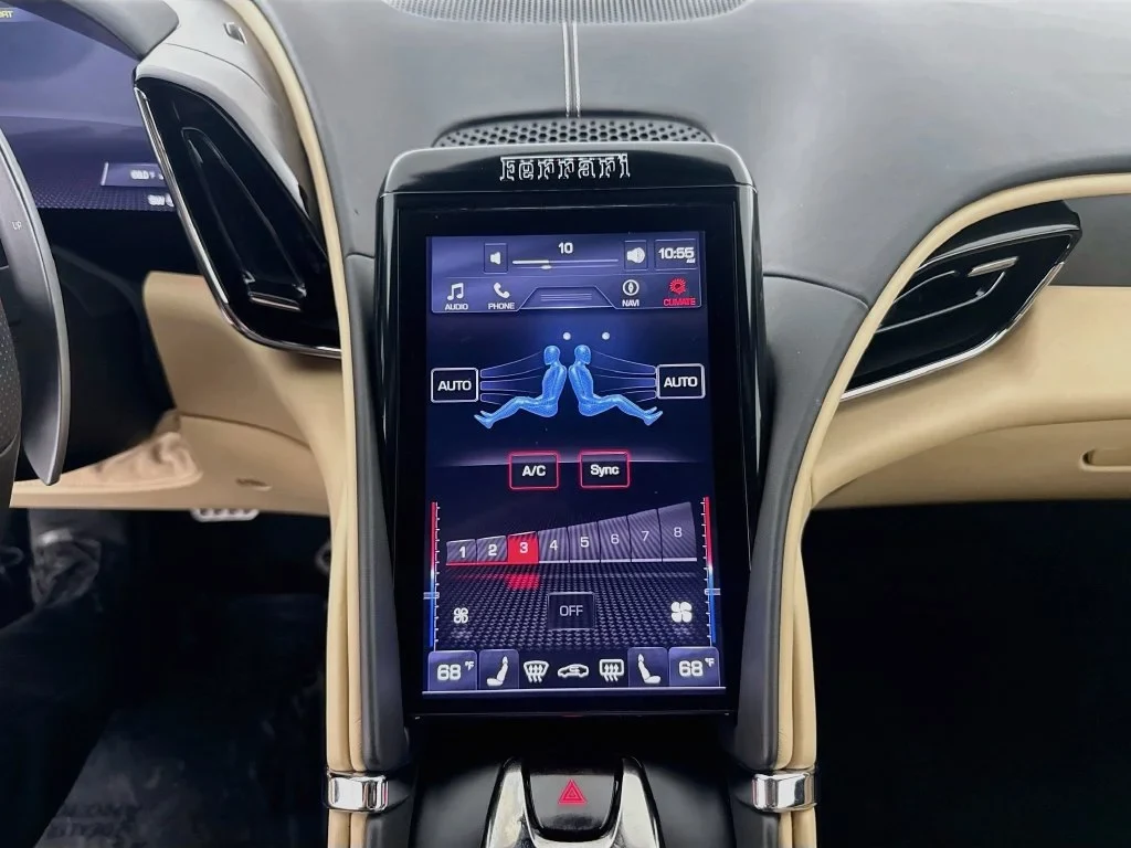 2023 Ferrari Roma interior, Charcoal