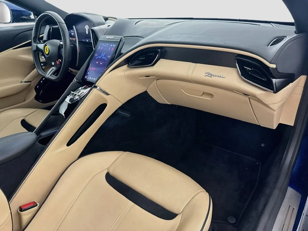 2023 Ferrari Roma interior, Charcoal