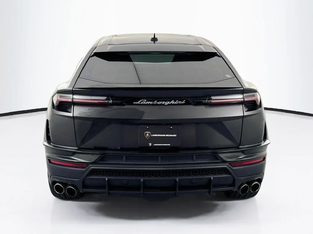 2023 Lamborghini Urus S, rear three-quarter view, Black