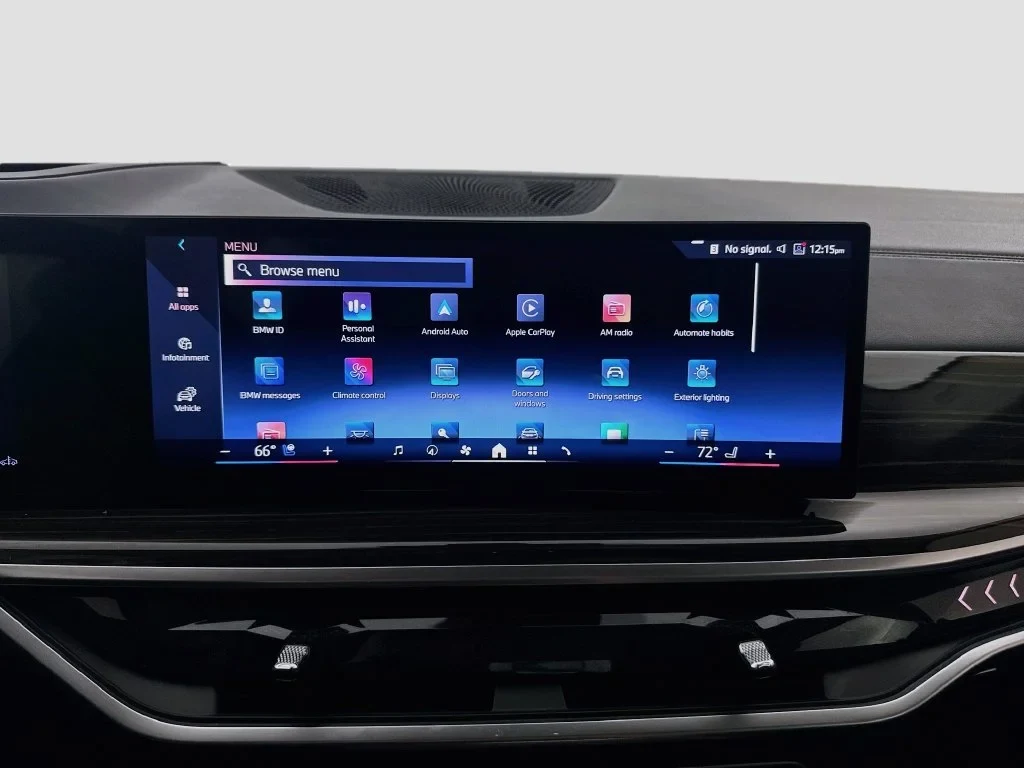 2024 BMW X7 xDrive40i interior, Black SensaTec