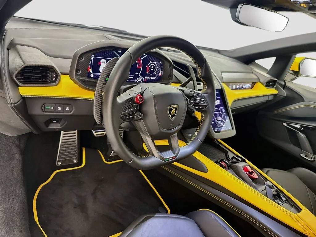 2024 Lamborghini Revuelto interior, dashboard, Nero Ade