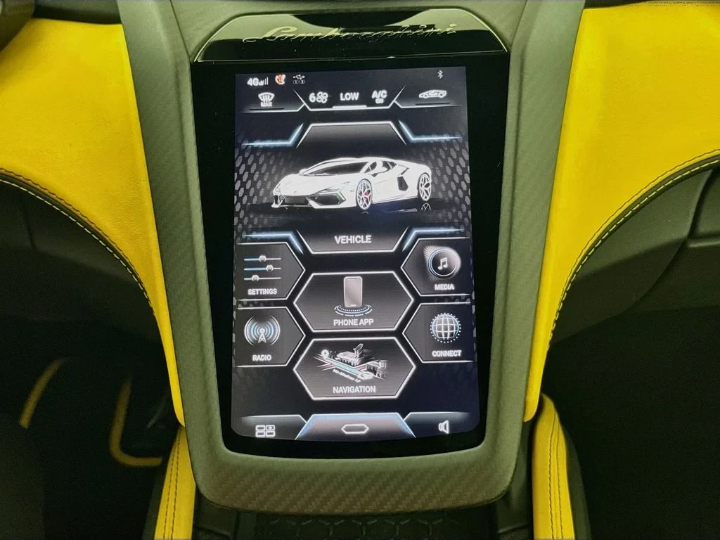 2024 Lamborghini Revuelto interior, Nero Ade