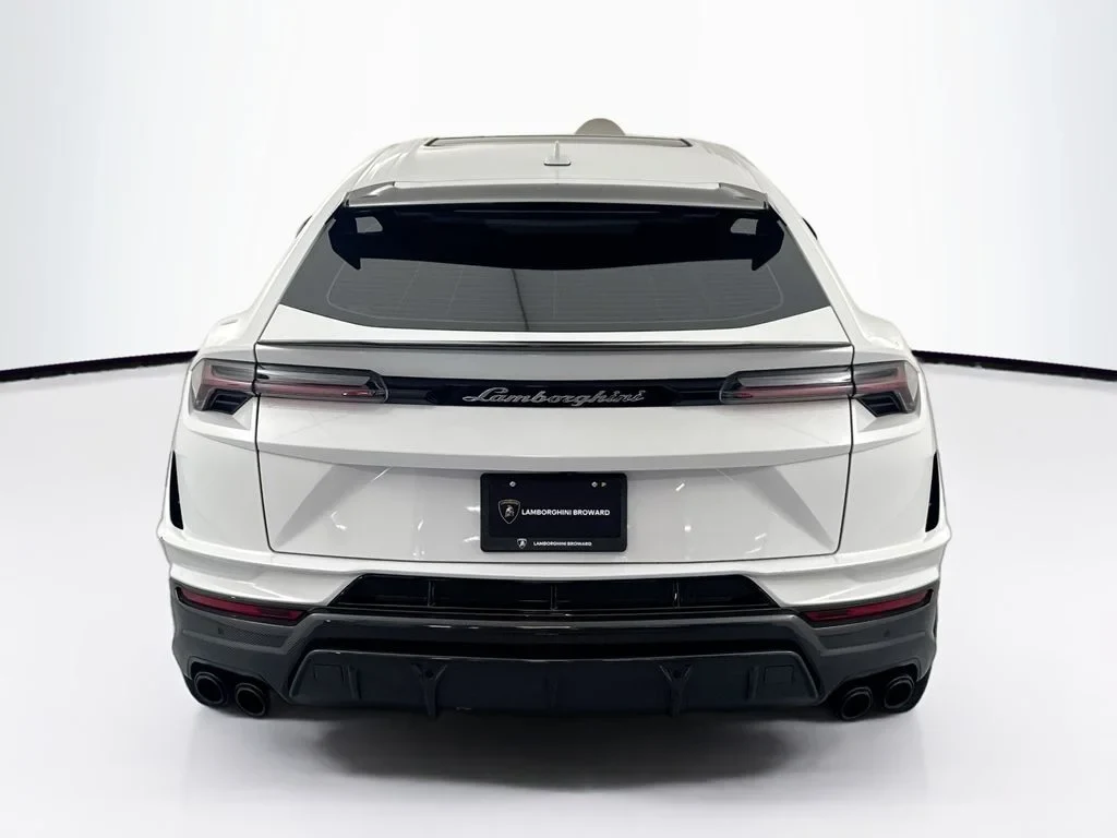 2024 Lamborghini Urus Performante, rear three-quarter view, White