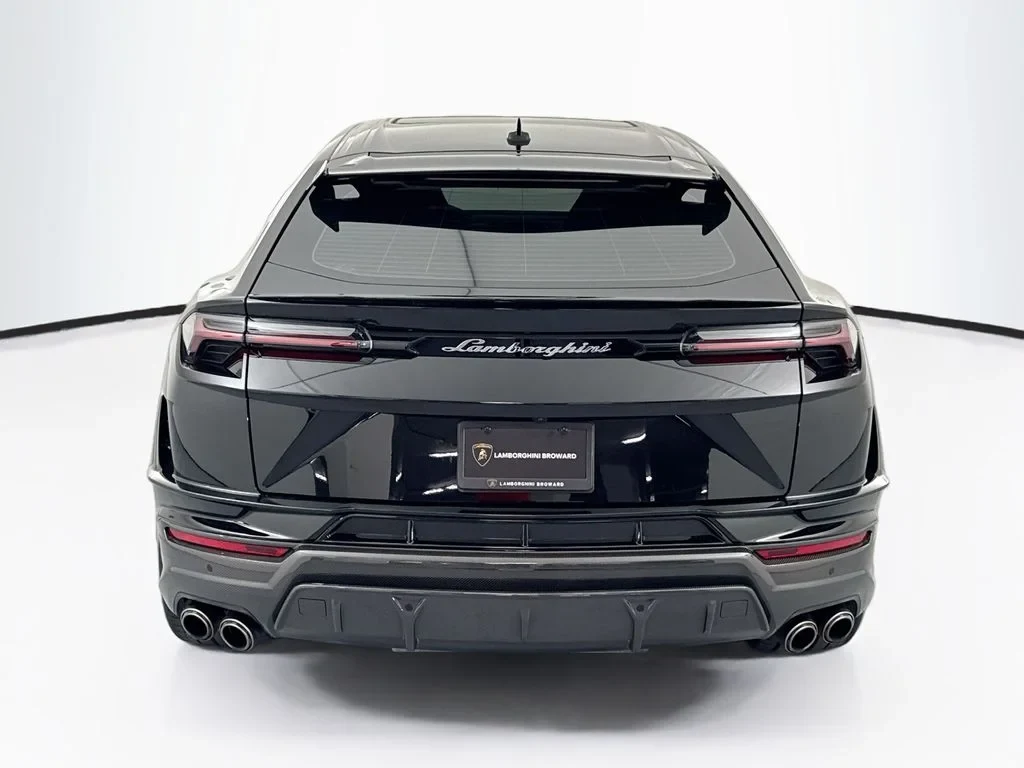 2024 Lamborghini Urus Performante, rear three-quarter view, Black
