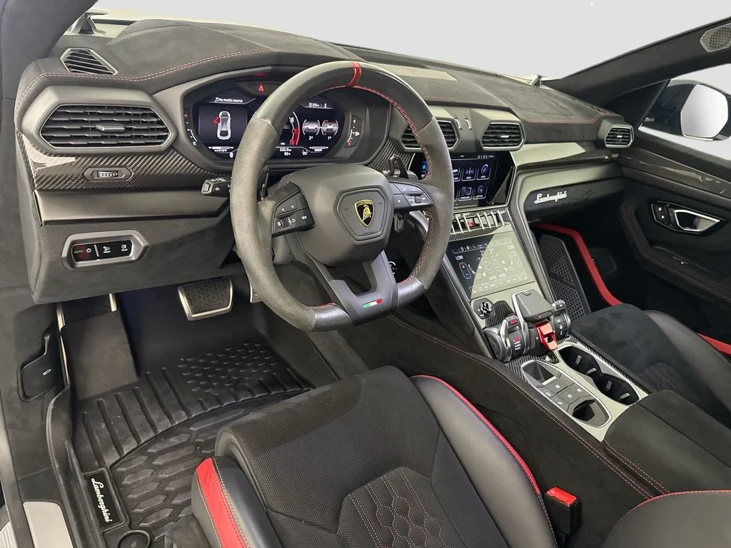 2024 Lamborghini Urus Performante interior, dashboard, Nero Ade Alcantara