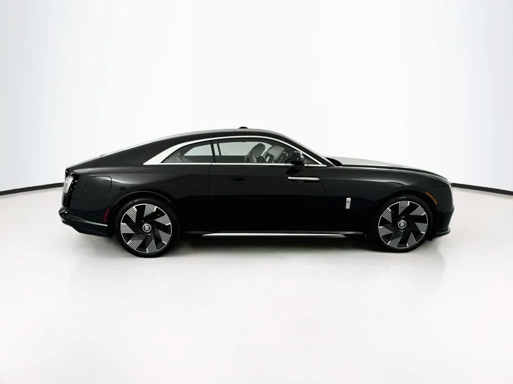 2024 Rolls-Royce Spectre, side profile, Black