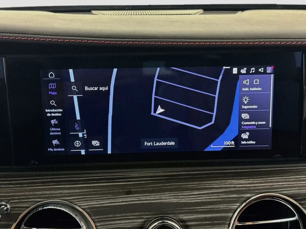 2024 Rolls-Royce Spectre interior, Black, with red leather