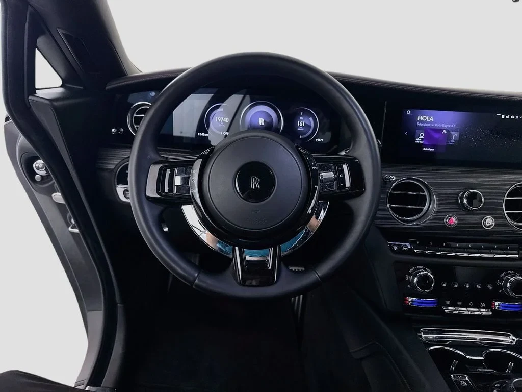 2024 Rolls-Royce Spectre interior, Black, with red leather