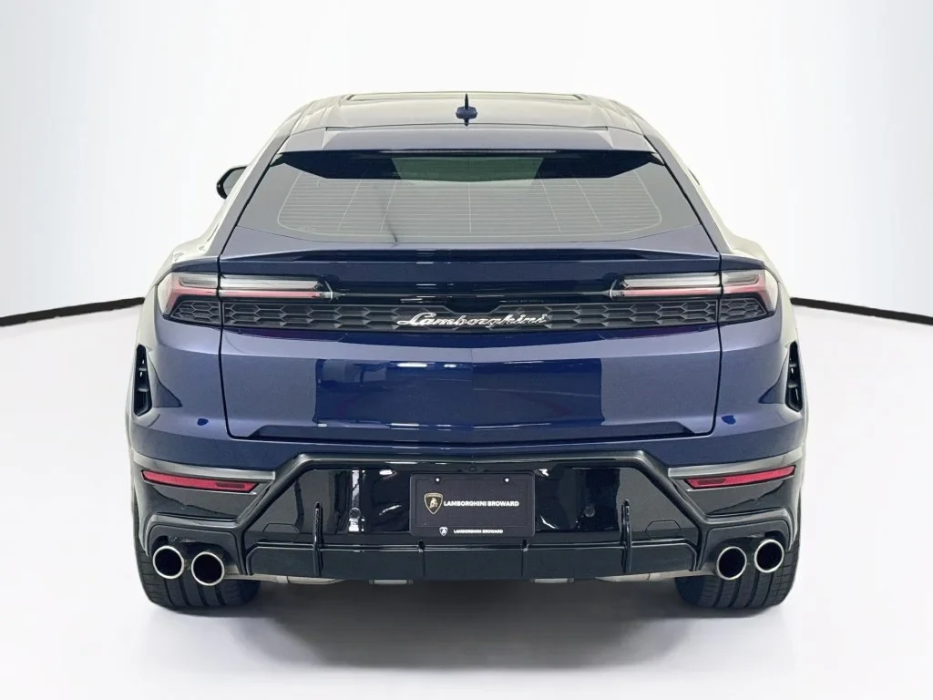 2025 Lamborghini Urus SE, rear three-quarter view, Blue