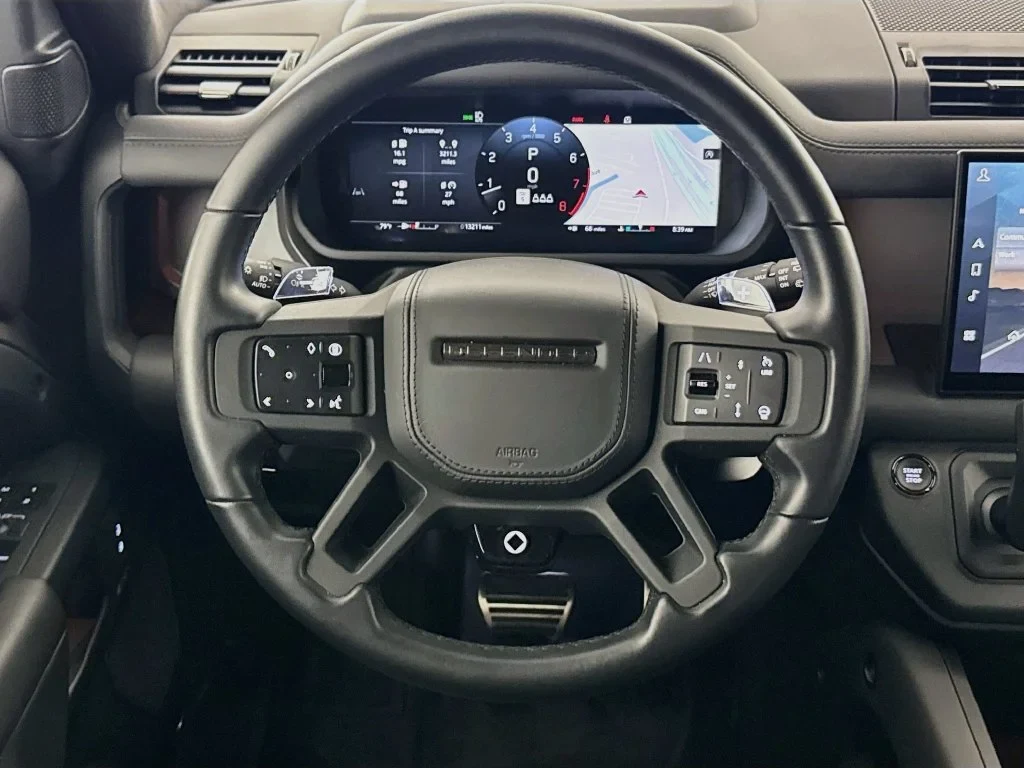 2025 Land Rover Defender 110 OCTA interior, dashboard, Ebony