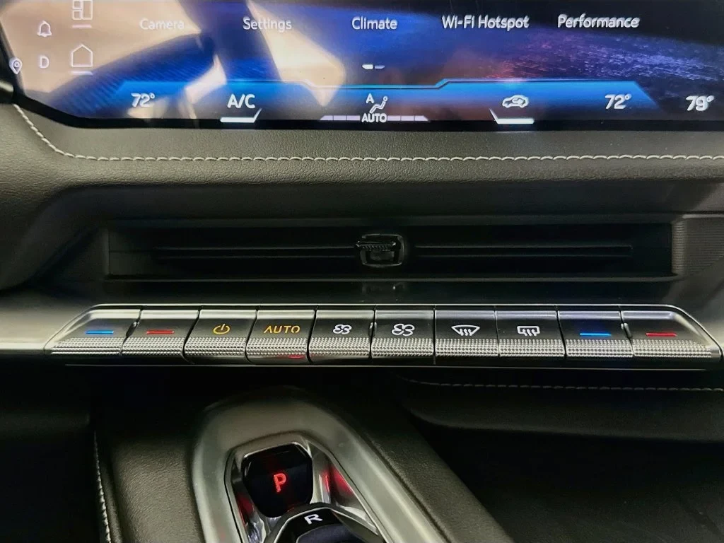 2026 Chevrolet Corvette Z06 interior, center console, Jet Black